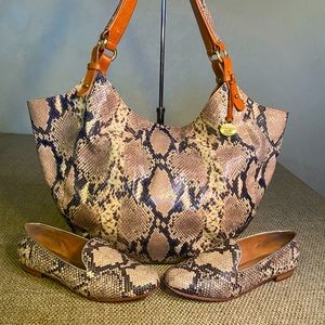 Coach Utopia Snake Print Loafer 8M